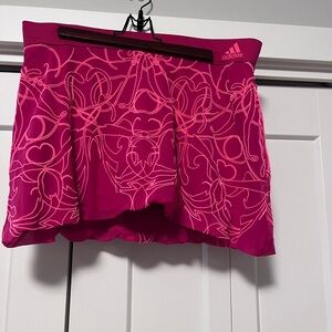 Pink adidas tennis skirt